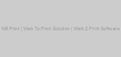 NB Print | Web To Print Solution | Web 2 Print Software